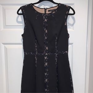 BCBG MAXAZRIA Marae Lace Contrast Dress